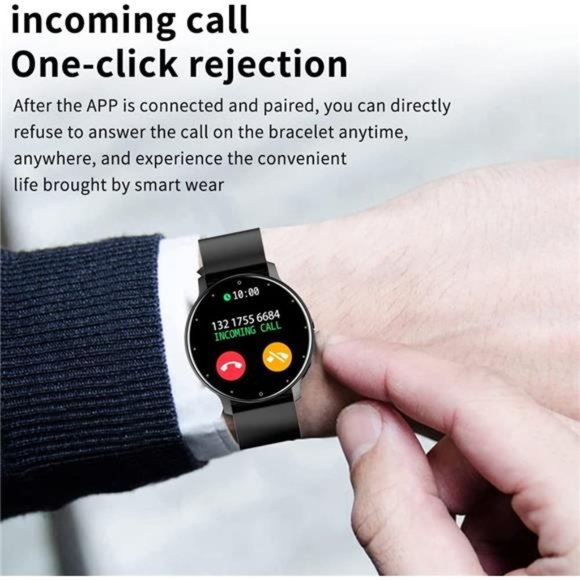 Smart Watch, Fitness Tracker Watches for Men Women, IP67 Waterproof HD Touch - Picture 4 of 6